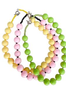 Bijoux artisanaux collier en résine vente chaude de l'Inde collier fait main pour femmes et filles résine multicolore - Product Image 4