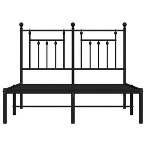 Cadre de lit en acier noir thermolaqué 53,1 x 74,8 po, lits métalliques - Product Image 6