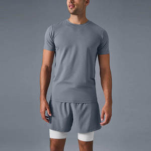 Camisetas de Gimnasio para Hombre, Transpirables, Talla Personalizada, Ecológicas, de Secado Rápido, Antiarrugas, Material Spandex/Poliéster, Corte Regular, Nuevo Stock - Product Image 1