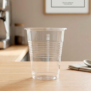 Vasos de Plástico Desechables PP/PET de Pared Simple de 93mm/95mm con Tapa para Bebidas Frías, Té Helado y Café, Venta al por Mayor Directa de Fábrica de Vietnam - Product Image 1