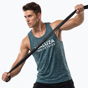 Custom Design Printed Polyester Athletic Training Singlet Quick Dry Breathable Eco-Friendly Unisex Gym <b>Stringer</b> <b>Vest</b> Fitness - Product Image 3