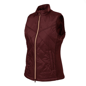 Chaleco Largo Acolchado de Invierno Personalizado, Sin Mangas, Acolchado, Cálido, para Mujer, para Clubes de Golf y Equitación - Product Image 4