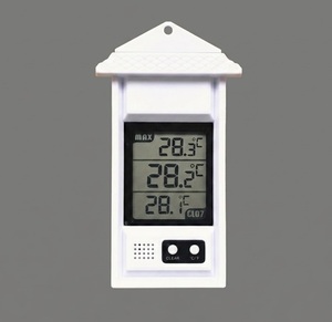 Termómetro Digital para Jardín, Interior y Exterior, con Escala de Temperatura Máxima y Mínima, Pantalla LCD, Funciona con Batería - Product Image 4