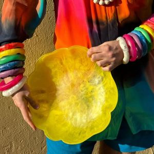 2025 Super Expensive Looking Resin <b>Large</b> Platter High Premium <b>Tray</b> Restaurant Hotel Home Party Serving Use Eco-Friendly - Product Image 2