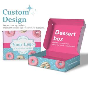 Caja de Cartón Corrugado Impresa Personalizada, Cajas de Embalaje Planas para Envíos de Pequeñas Empresas, Embalaje de Correo con Logotipo y Color Personalizados - Product Image 2