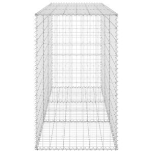 Muro in gabbioni di acciaio zincato con coperture 200x60x100 cm per recinzioni, tralicci e cancelli - Product Image 4