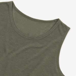 Débardeur décontracté pour femme en mélange de coton doux et respirant, sans manches, idéal pour la gym, le yoga et les activités sportives – Fournisseur OEM - Product Image 2