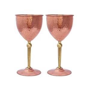 Juego de Copas de Cobre con Logotipo Personalizado |   Fabricante de artículos de bebida de lujo OEM de la India - Product Image 2