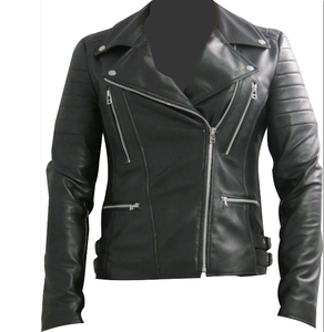 แจ็คเก็ตมอเตอร์ไซค์หนังแท้สีดำทันสมัย กันน้ำ กันลม ทรงเข้ารูป เหมาะสำหรับฤดูหนาว ออกแบบสำหรับผู้ชาย - Product Image 5