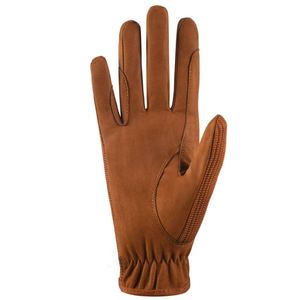 Gants d'équitation professionnels pour femmes en cuir véritable respirant antidérapant avec fermeture auto-agrippante Nouveauté - Product Image 2