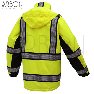 Chaquetas de Trabajo Reflectantes Resistentes, con Logotipo Personalizado, Hechas a Mano, Lavables a Máquina, Servicio OEM ODM, Crea Tu Propia Marca - Product Image 2