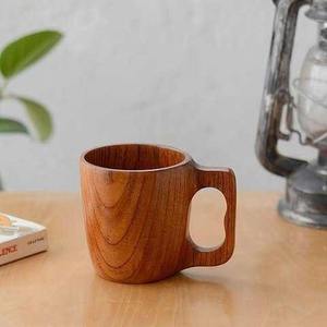 Handmade Acacia Wood Coffee Tea Cup Natural Wooden <b>Mug</b> cup Eco Friendly <b>Reusable</b> Drinkware Kitchen Tableware - Product Image 5