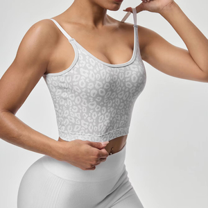 Sujetador Deportivo Personalizado para Niñas, Tejido Elástico Cómodo, Ropa Deportiva con Soporte, para Entrenamiento, Running, Gimnasio, Malla Transpirable, Ecológico - Product Image 1