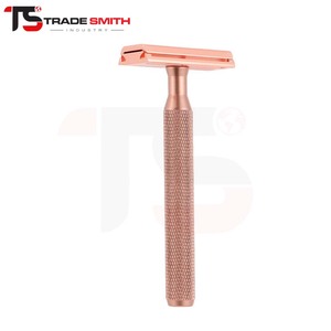 TSI Classic Double Edge Safety <b>Razor</b> Stainless Steel Handle Reusable Manual Shaving Tool for <b>Men</b> For Professional For Daily Shop - Product Image 4