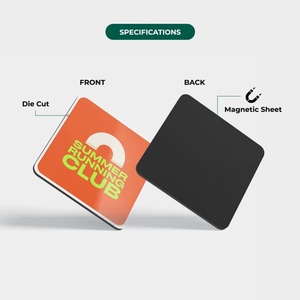 Aimants personnalisés, aimants imprimés pour réfrigérateur, autocollants magnétiques flexibles, aimant promotionnel pour réfrigérateur - Product Image 3