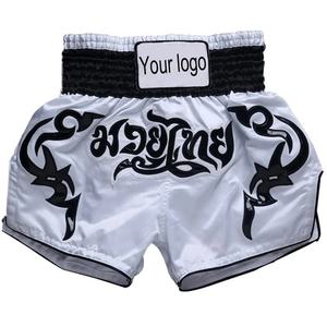 2024 pantalones cortos de Muay Thai de sublimación más vendidos logotipo personalizado entrenamiento de boxeo de Color para adultos Kick Adult Muay Thai logotipo personalizado - Product Image 6