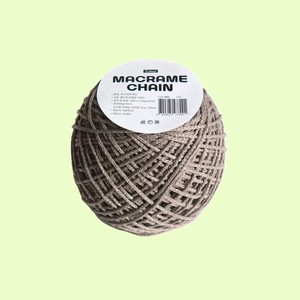 ไหมพรมโครเชต์ MACRAME CHAIN ไหมพรมโพลีโพรพิลีนสำหรับถักมือ น้ำหนัก 250 กรัม ไหมพรมถักมือ - Product Image 1