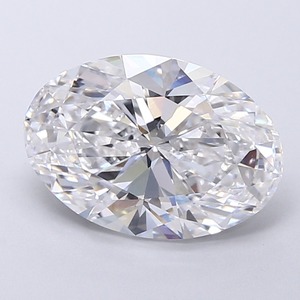 Diamant de laboratoire ovale brillant exquis de 4,01 carats D VVS2, polissage excellent, ultra-lumineux, écologique, synthétique, non monté - Product Image 1