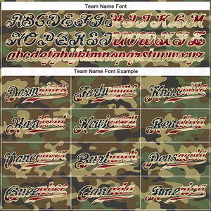 Maillot de baseball authentique Bottond en polyester à fines rayures pour filles, broderie Canada Amérique, motif camouflage drapeau USA vintage - Crème - Product Image 4