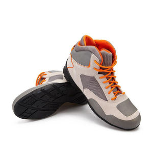 Bottes de sécurité haut de gamme unisexe, montantes, respirantes, en maille, pour le travail, la randonnée tactique en extérieur, antidérapantes, avec embout en acier, pour l'automne - Product Image 2