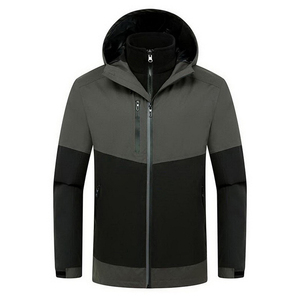 Unisex Coated Softshell <b>Jacket</b> <b>Sherpa</b> <b>Lined</b> Warm Spring Waterproof Windproof OEM Custom Logo Wholesale Factory Price Bulk Order - Product Image 2