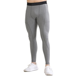Performance <b>Compression</b> <b>Tights</b> <b>for</b> <b>Men</b> Polyester Spandex Muscle Support Workout Running Gym Leggings Breathable Quick Dry - Product Image 3