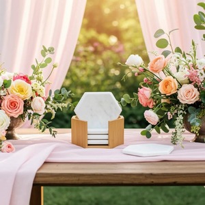Proveedor Mayorista de Posavasos de Mármol Personalizados para Negocios de Hostelería, Hoteles, Restaurantes, Cafeterías, Bares, Proveedor Indio - Product Image 1