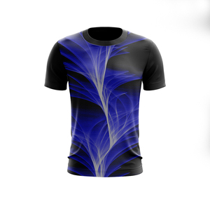 T-shirts personnalisés OEM pour hommes, sublimation, séchage rapide, impression intégrale, polyester, vêtements de sport, idéal pour le sport, la remise en forme et l'entraînement en salle de sport - Product Image 5