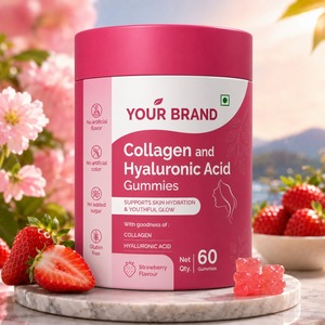 Gomitas de Colágeno Plus Ácido Hialurónico de Marca Privada OEM para Hidratación de la Piel y Apoyo a la Belleza - Product Image 1