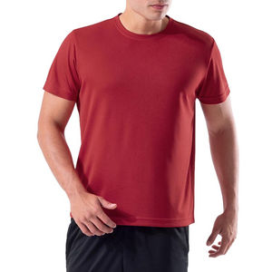 Camisetas Formales de Hombre al por Mayor, ODM, 100% Poliéster, Cuello Alto, Estilo Twill, para Verano, Running y Fitness - Product Image 1