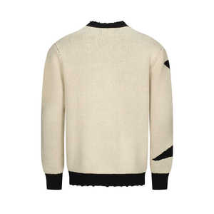 Pull tricoté tendance hiver, cardigan personnalisé pour homme, prix de gros, vêtements de sport, pull rayé pour homme, respirant - Product Image 3