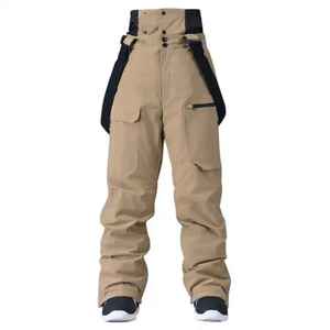 Pantalon de ski unisexe SUMROOS chauffant, respirant, imperméable, coupe-vent, imprimé, cargo, jambe large, coupe ample, fermeture éclair - Product Image 1