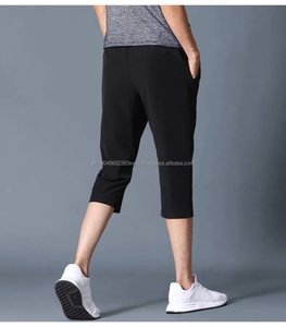 Pantalones cortos con diseño de logotipo personalizado OEM, pantalones cortos informales de verano para hombre, pantalones cortos deportivos elásticos holgados finos, pantalones de playa transfronterizos - Product Image 3