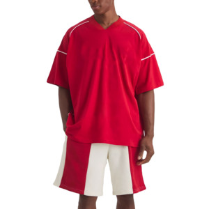 Ensemble 2 pièces décontracté d'été pour hommes, sport, uni, respirant, séchage rapide, coton, t-shirt à manches courtes, short, options grandes tailles, ensembles pour hommes - Product Image 1