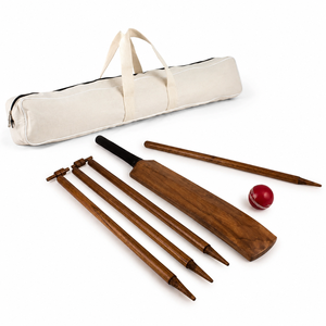Set de Críquet de Madera Personalizado para Jardín con Bate de Madera con Acabado Antiguo para Promociones, Regalo de Navidad, Publicidad, Souvenir de Fábrica - Product Image 4
