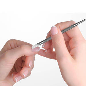 Pousse-cuticules professionnel en acier inoxydable de qualité supérieure, double extrémité, outil de manucure, accessoire de soin des ongles - Product Image 4