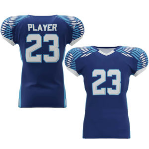 American Football Practice Jersey Team Name Number Stitched Breathable Moisture-Wicking 100% Polyester Custom Printed Design - Product Image 6