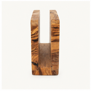 Porta Servilletas de Madera de Olivo Hecho a Mano de Primera Calidad, Ecológico, Vertical, para Restaurantes de Lujo y Cenas en Casa - Product Image 2