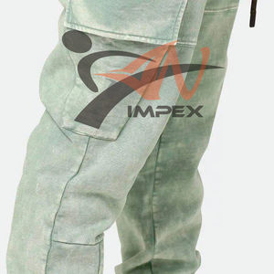 Pantalones de Hombre con Estilo Único Hechos en Fábrica, Lavados con Ácido, de Alta Calidad, con Logotipo Personalizado, Pantalones Deportivos para Hombre con Lavado Ácido - Product Image 6