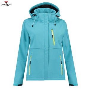 Nueva Chaqueta Softshell de Invierno para Mujer, Diseño Personalizado, Cortavientos, Impermeable, Forro Polar, Cierre de Cremallera, Tejida - Product Image 4