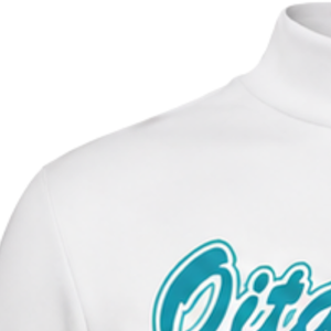 Teal Pink White Sublimated Cheer <b>Long</b> Sleeve Uniform Set Pleated <b>Skirt</b> Team Athletic Sportswear Training Practice Performance - Product Image 3