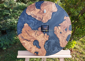 Horloge murale moderne pour le salon Aucun perçage requis Horloge murale d'angle facile à suspendre avec affichage à aiguille par Falak World Export - Product Image 2