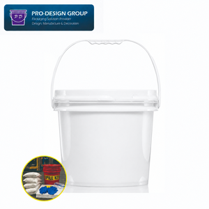 15L Industrial <b>Plastic</b> Bucket with Sealed Lid; Leak-proof Pail for Chemical Storage & Transport - Product Image 1