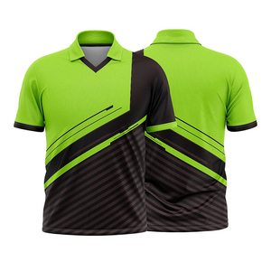 Polo Deportivo Unisex de Poliéster de Alta Calidad con Sublimación Digital a Color Personalizado para Clubes Deportivos, Crea Tu Propio Diseño de Cricket - Product Image 1