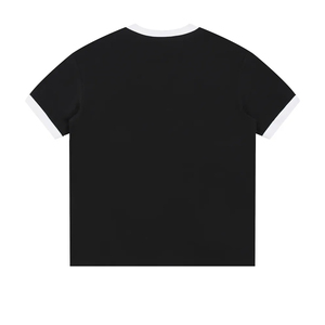 เสื้อยืดคอตตอน 100% ทรงครอป บ็อกซี่ พิมพ์ลายโลโก้ด้านหน้า ซิลค์สกรีน วินเทจ ลุคซักยับ เนื้อผ้าหนา ถักทออย่างดี เป็นมิตรต่อสิ่งแวดล้อม สำหรับผู้ชาย - Product Image 2