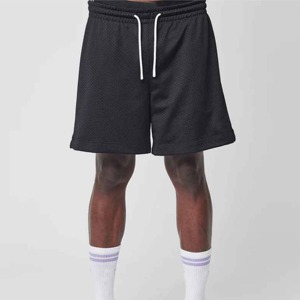 Shorts de Malla Profesionales al por Mayor con Aspecto Vintage Desgastado y Marca Personalizada para Marcas de Fitness - Product Image 2