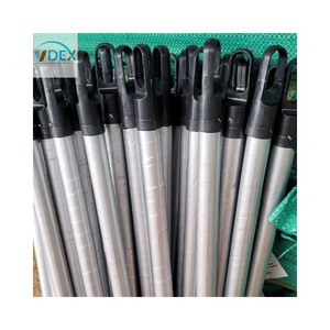 ไม้กวาดไม้ถูพื้นไม้ทำจากพีวีซีด้ามไม้สีเงิน - Product Image 5