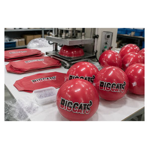 Ballon de plage personnalisé en PVC flexible, design coloré, logo, jouets d'extérieur, qualité exceptionnelle, prix énorme - Product Image 2
