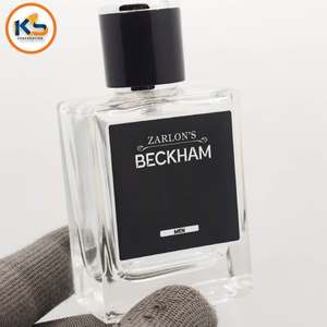 สติ๊กเกอร์ติดขวดน้ำหอมกันน้ำ ติดทนนาน กลิ่นหอม ติดแน่น |   สติกเกอร์ฉลากโลหะพิมพ์ลายแบรนด์หรูหราแบบกำหนดเอง - Product Image 4