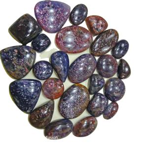 Cristales de Iolita y Piedra del Sol Multicolores Naturales de Alta Calidad, en Forma de Pera, de 20-45mm, para Joyería - Product Image 2